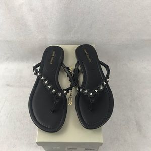 Marc Fisher mfFeather black sandals